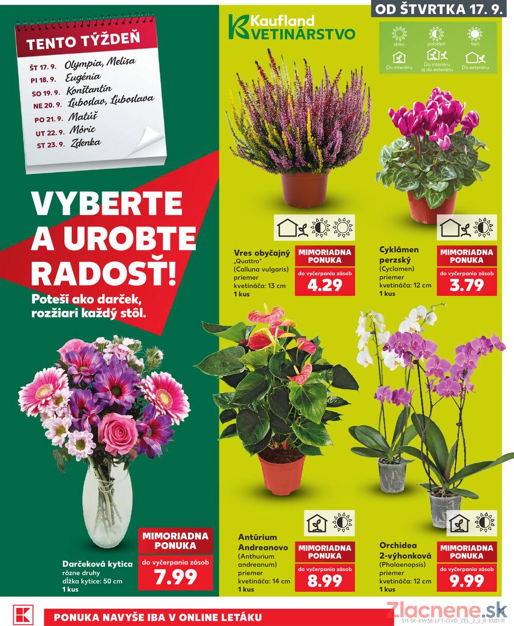 Kaufland 17.9. - 23.9. - Kaufland Stará Ľubovňa