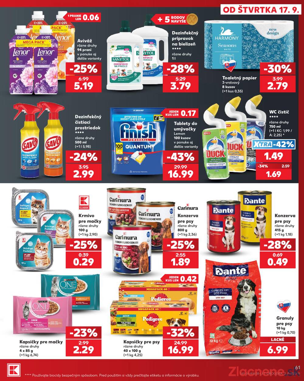 Kaufland 17.9. - 23.9. - Kaufland Stará Ľubovňa