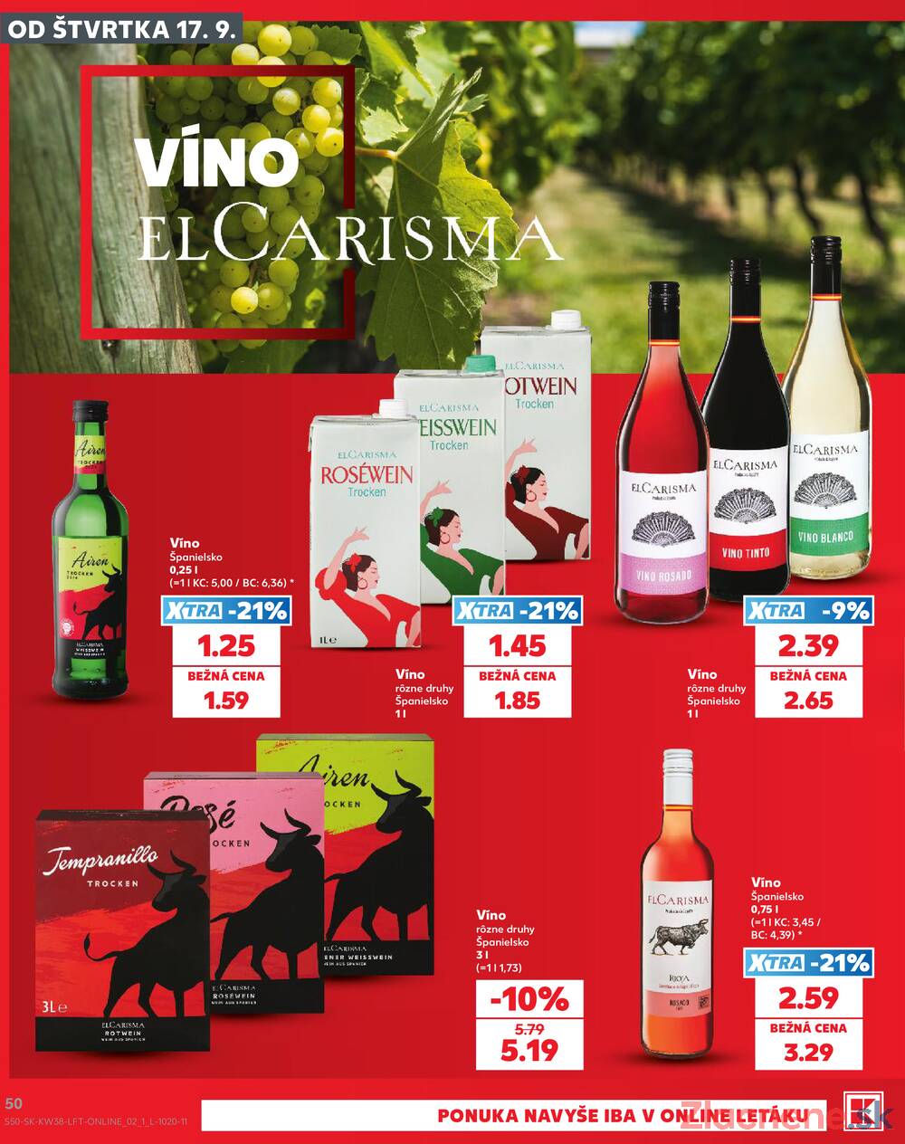 Kaufland 17.9. - 23.9. - Kaufland Trnava - Juh - Bratislavská