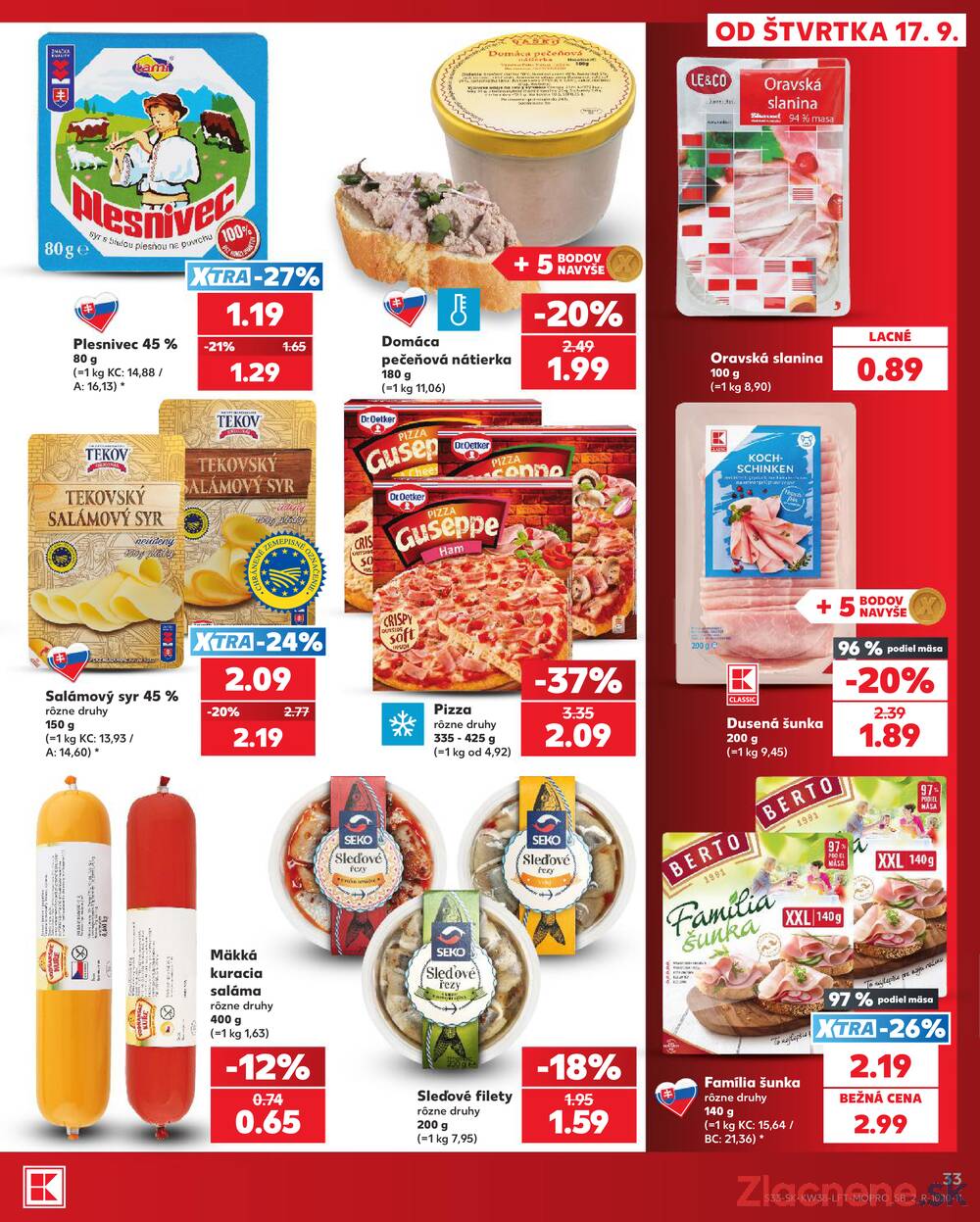 Kaufland 17.9. - 23.9. - Kaufland Trnava - Nová ul.