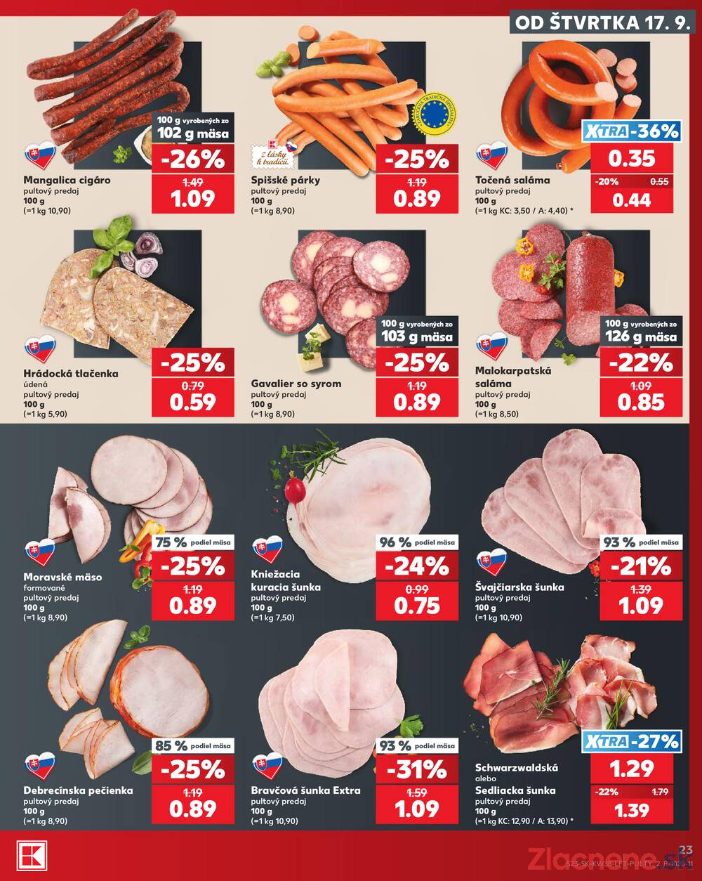 Kaufland 17.9. - 23.9. - Kaufland Žilina