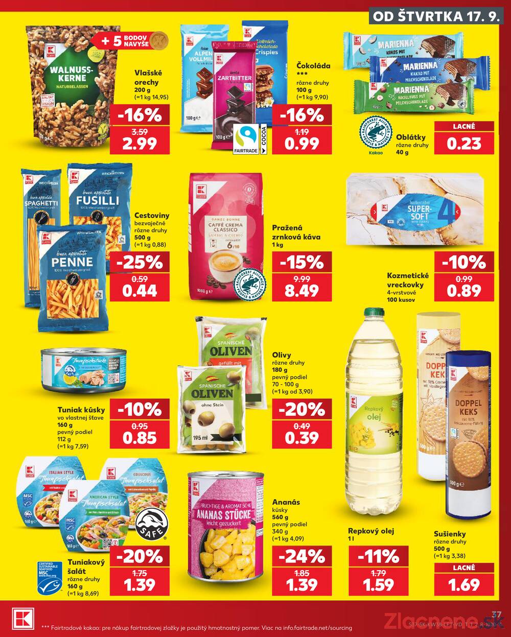 Kaufland 17.9. - 23.9. - Kaufland Žilina