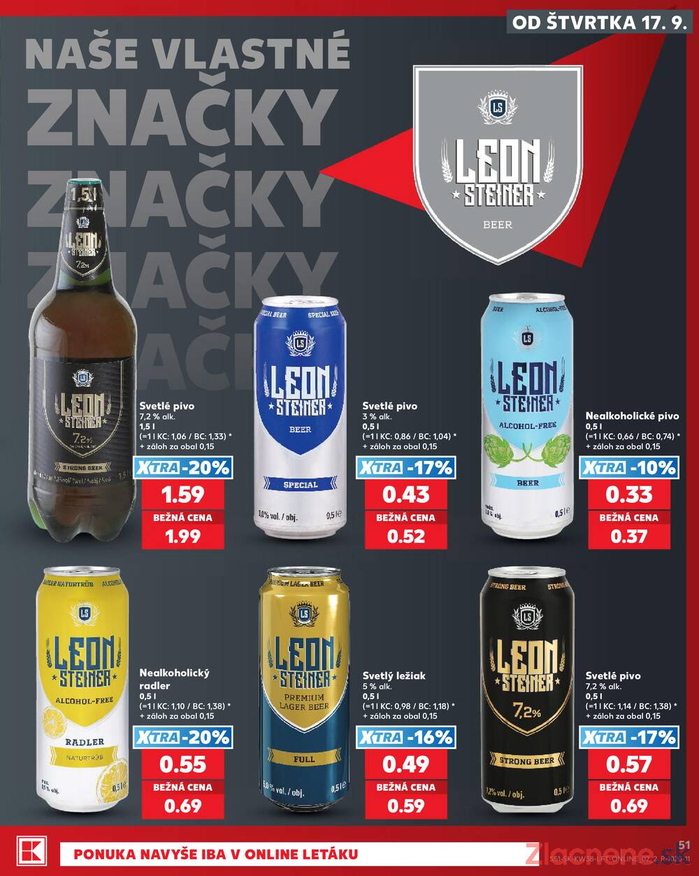 Kaufland 17.9. - 23.9. - Kaufland Žilina
