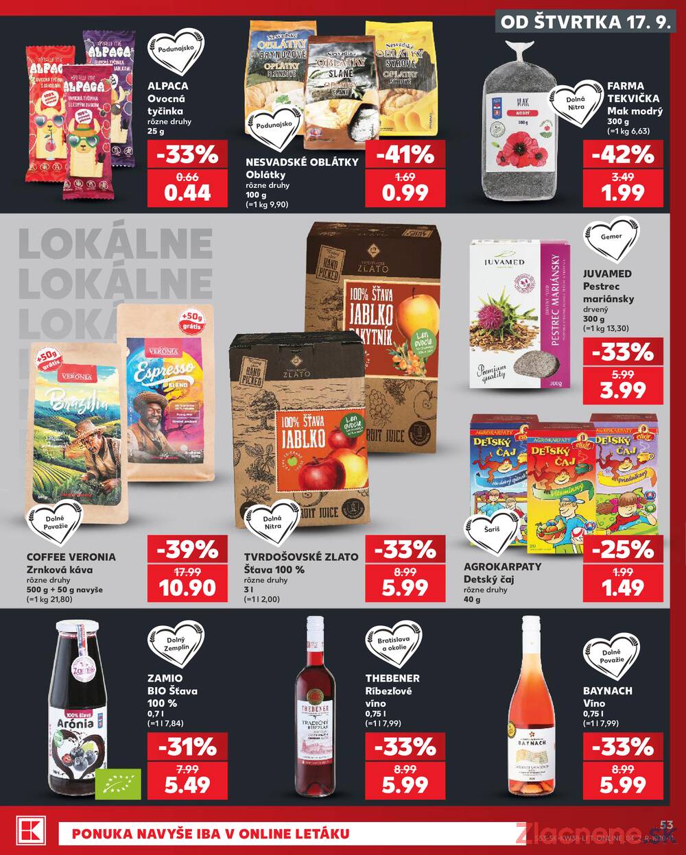 Kaufland 17.9. - 23.9. - Kaufland Žilina