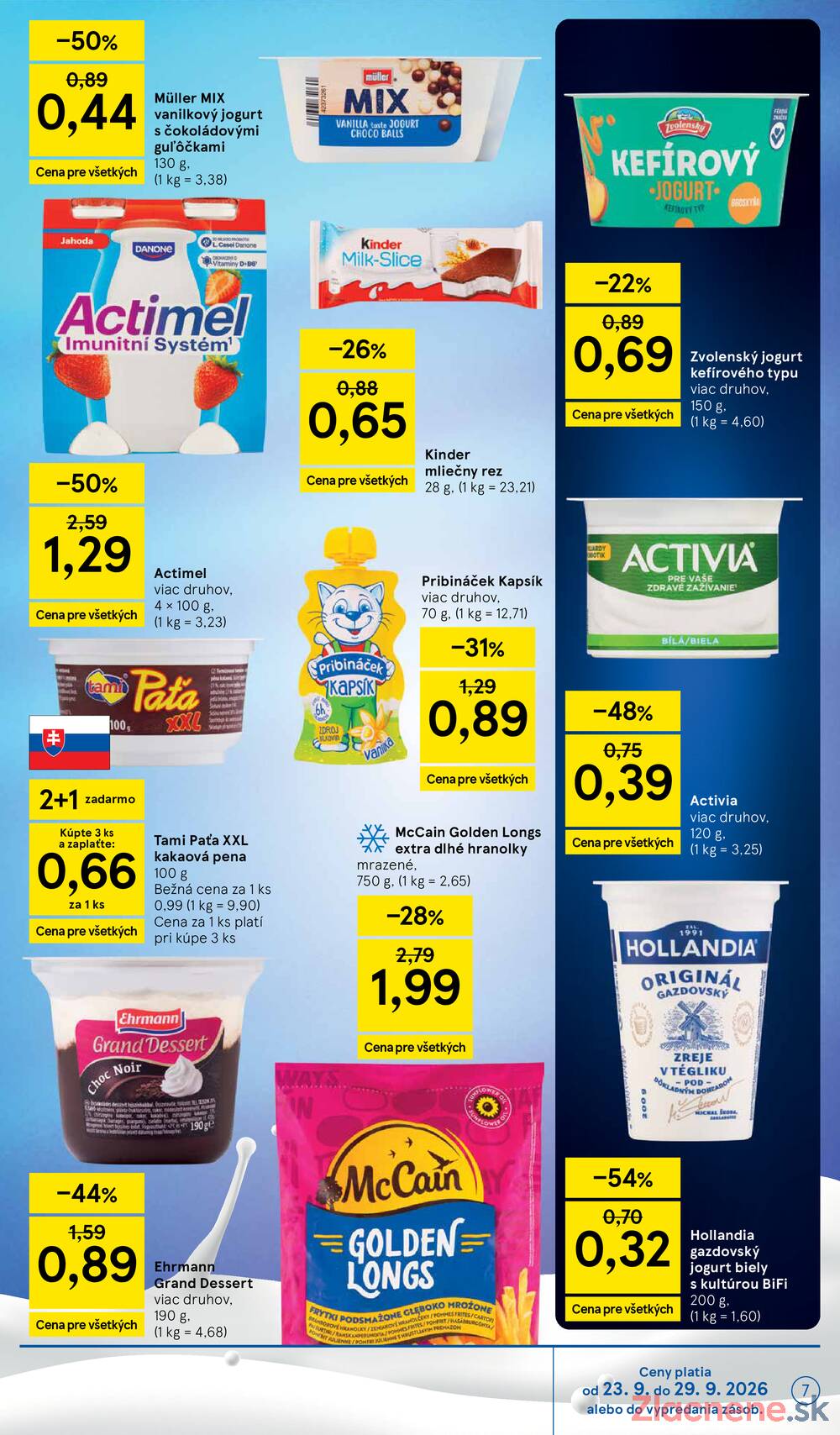 Leták Tesco - Tesco supermarkety od 23.9. do 29.9.2026 - strana 7 Leták Tesco - Tesco supermarkety od 23.9. do 29.9.2026 - strana 7
