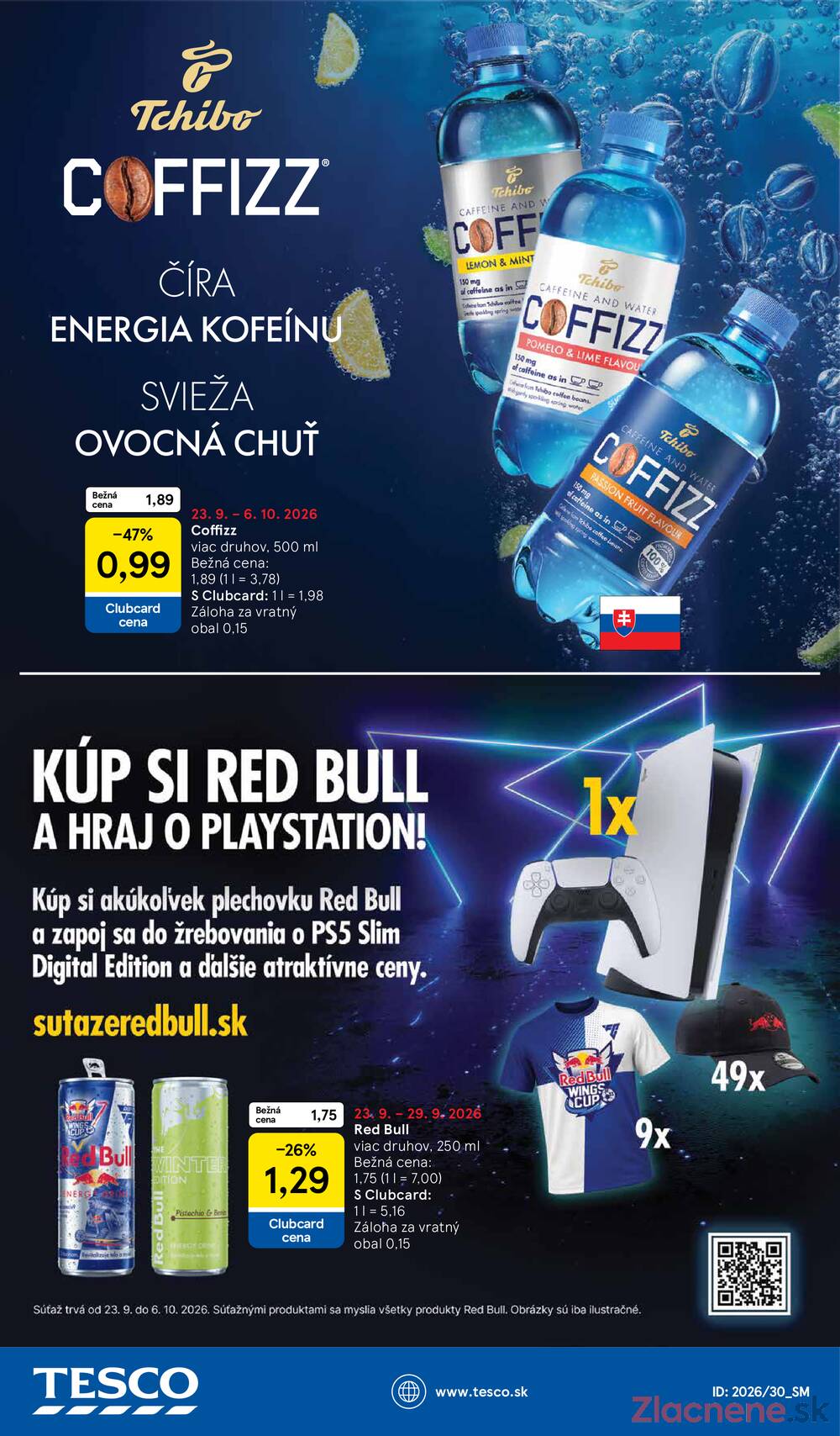 Tesco supermarkety od 23.9. do 29.9.2026