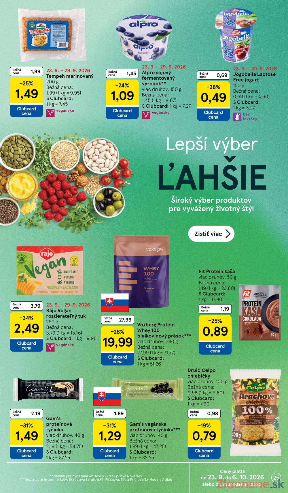 Tesco hypermarkety 23.9. - 29.9.