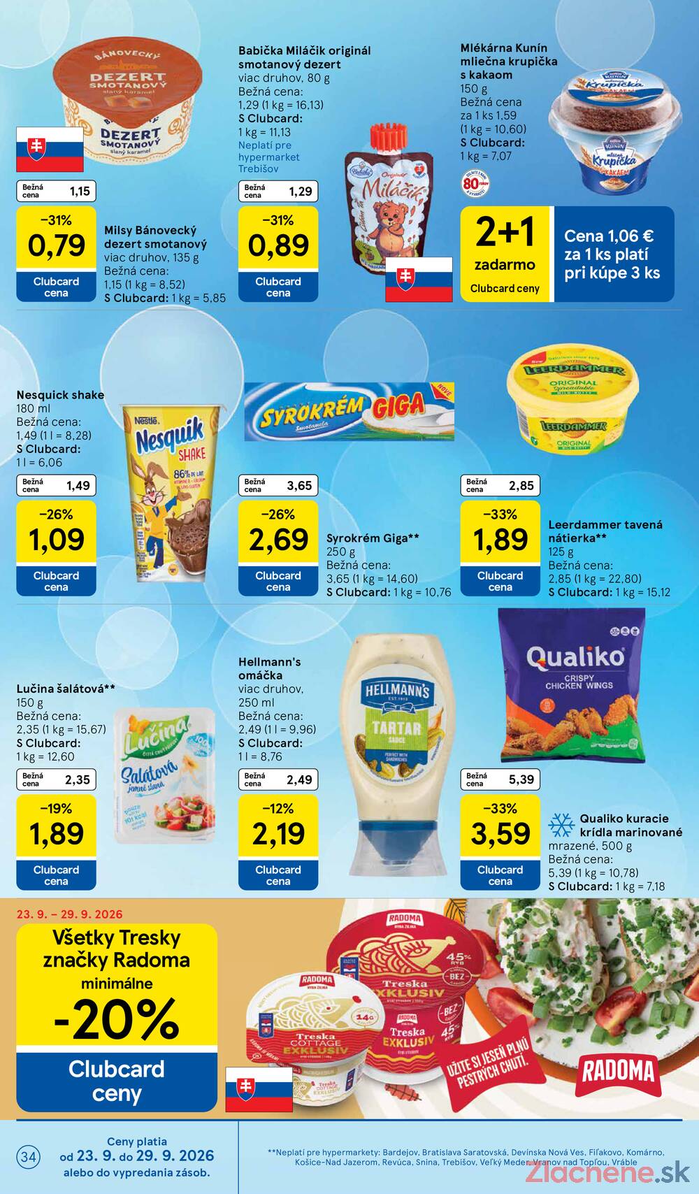 Tesco hypermarkety 23.9. - 29.9.
