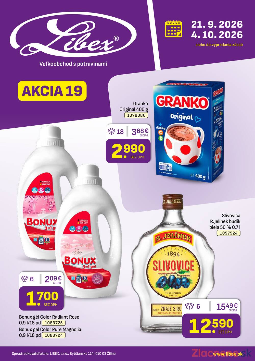 Leták Libex - Libex do 4.10. - strana 1 Leták Libex - Libex do 4.10. - strana 1