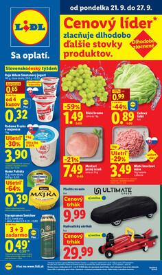 Leták Lidl do 27.9.