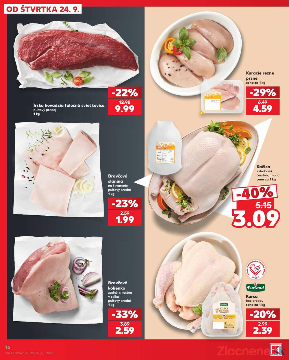 Leták Kaufland - Kaufland 24.9. - 30.9. - Kaufland Sabinov - strana 16 Leták Kaufland - Kaufland 24.9. - 30.9. - Kaufland Sabinov - strana 16