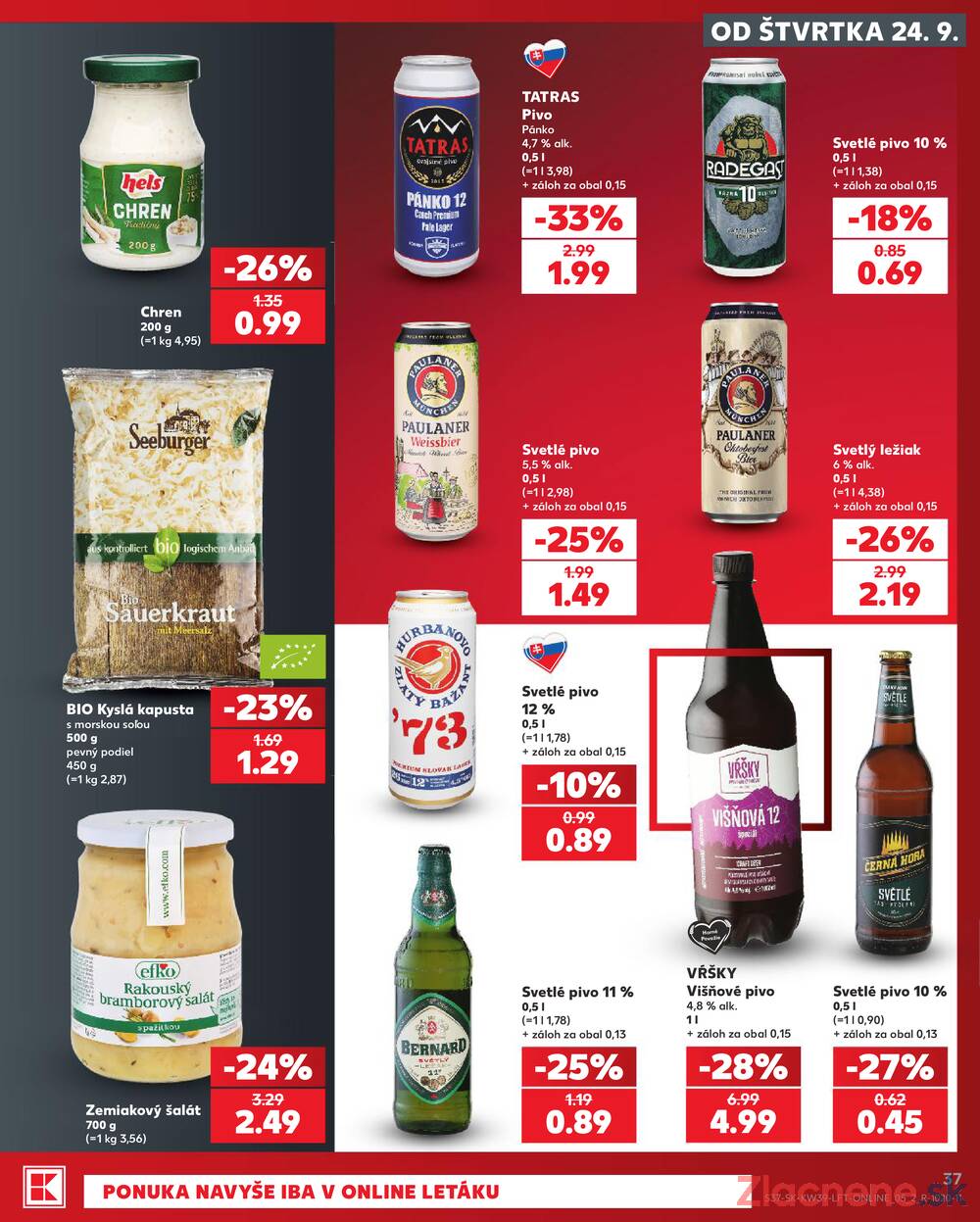 Kaufland 24.9. - 30.9. - Kaufland Rožňava