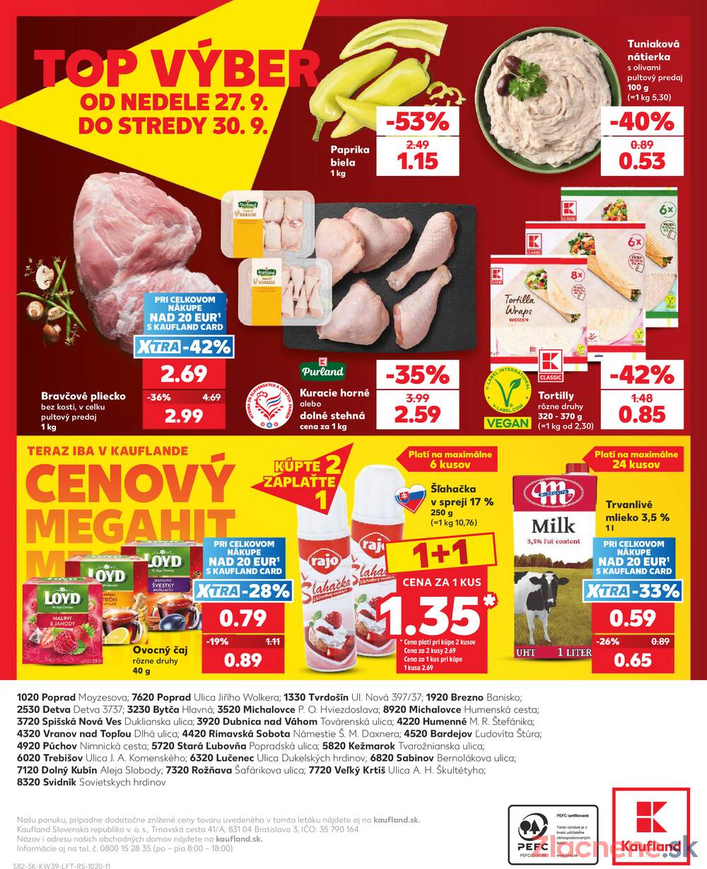 Kaufland 24.9. - 30.9. - Kaufland Rožňava