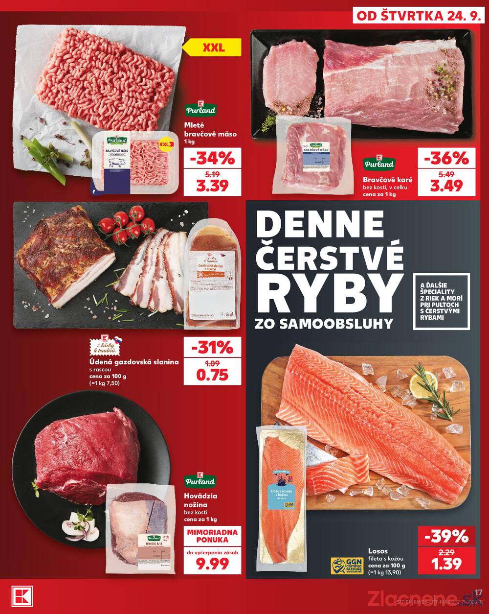 Kaufland 24.9. - 30.9. - Kaufland Poprad - Jiřího Wolkera