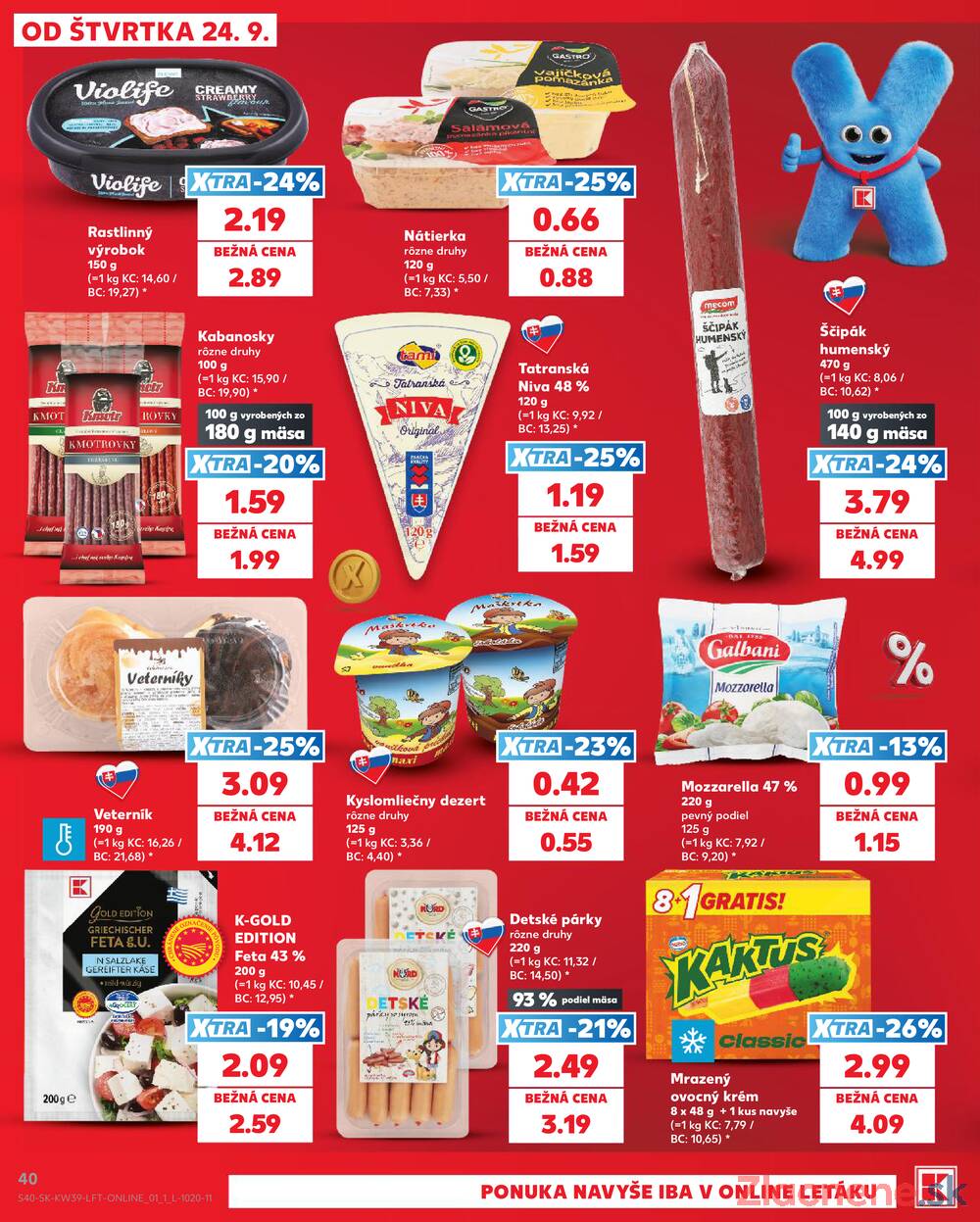 Kaufland 24.9. - 30.9. - Kaufland Piešťany