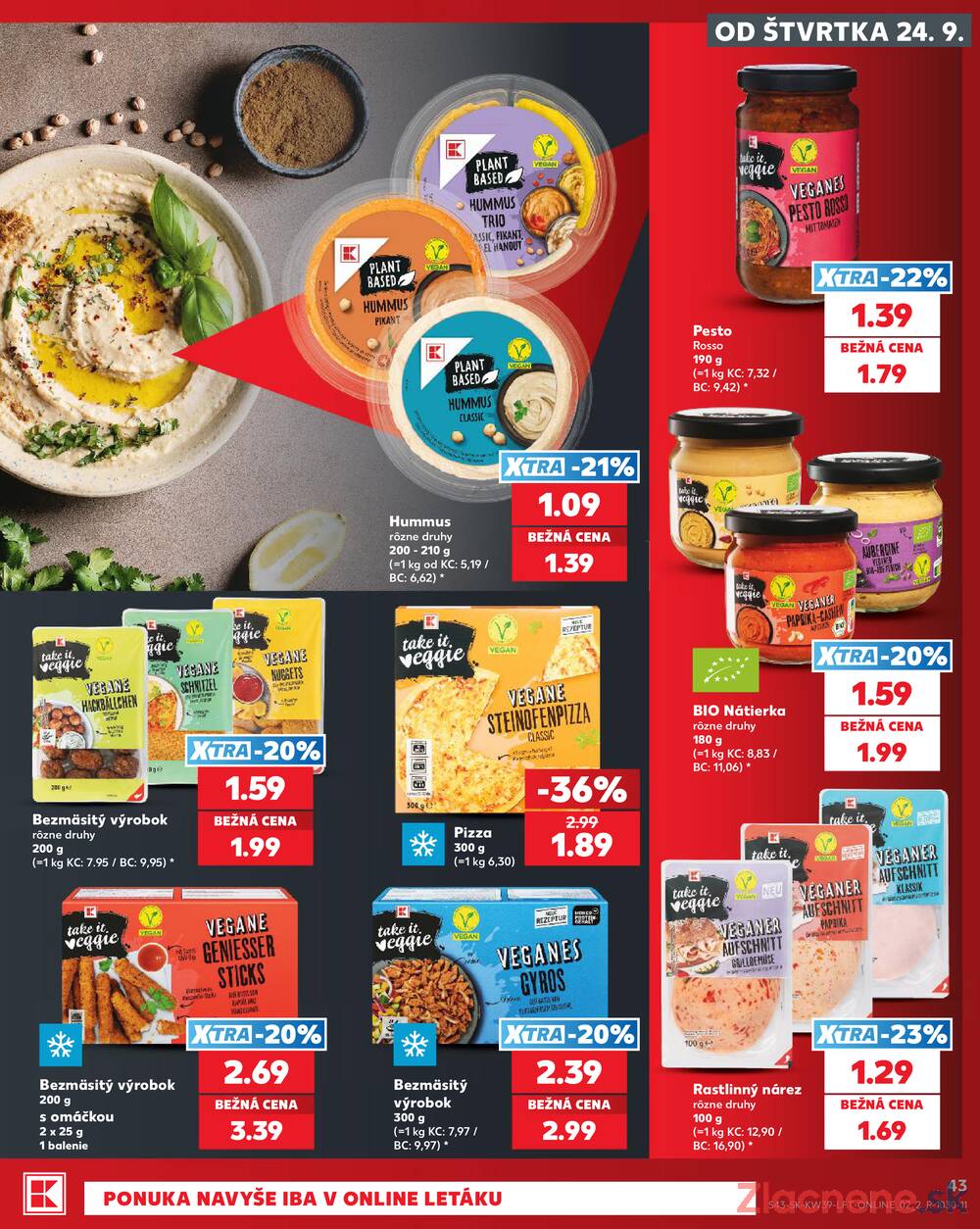Kaufland 24.9. - 30.9. - Kaufland Piešťany
