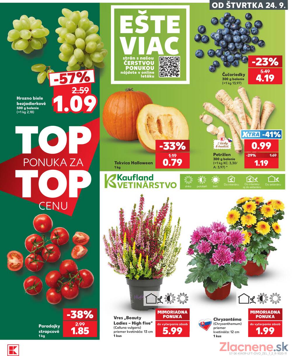 Kaufland 24.9. - 30.9. - Kaufland Sereď