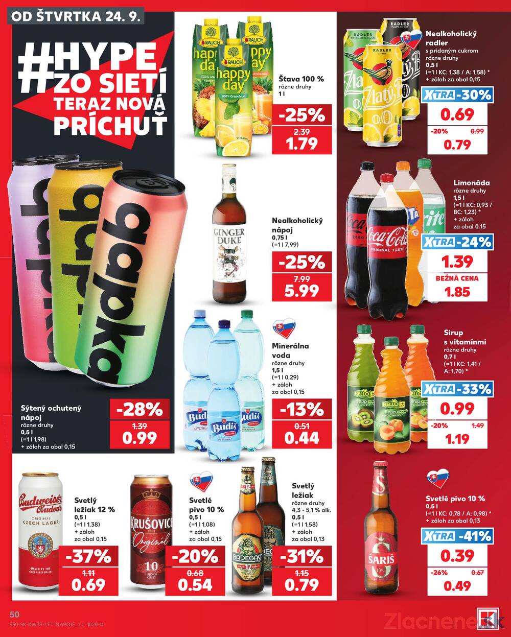 Kaufland 24.9. - 30.9. - Kaufland Sereď