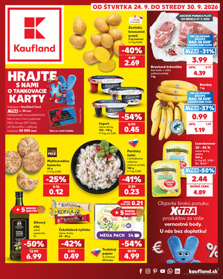 Leták Kaufland 24.9. - 30.9. - Kaufland Bratislava - Petržalka