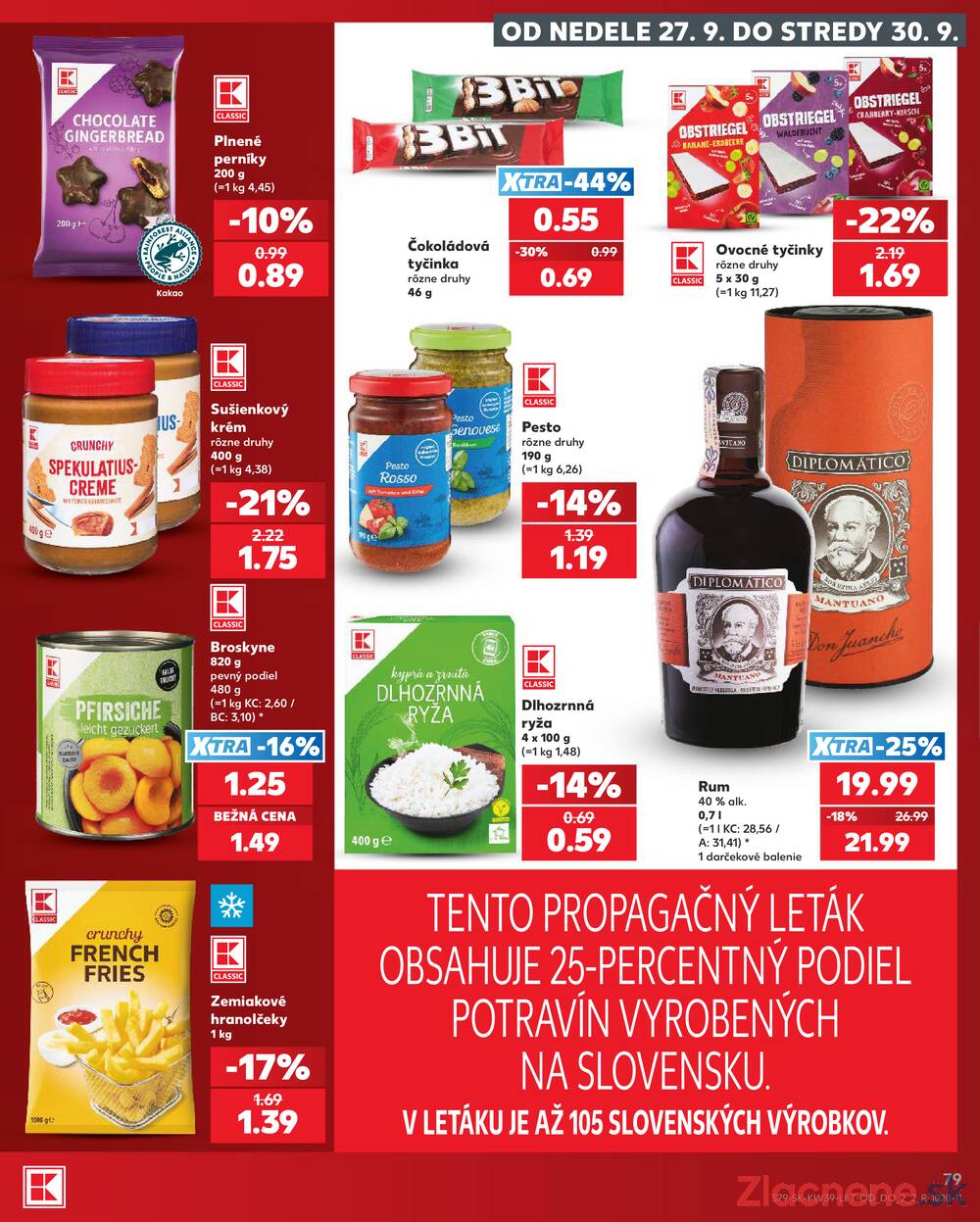 Kaufland 24.9. - 30.9. - Kaufland Žiar nad Hronom