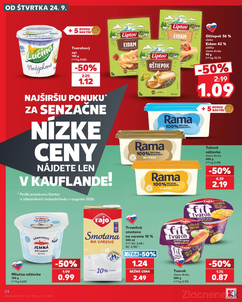 Kaufland 24.9. - 30.9. - Kaufland Považská Bystrica - Centrum