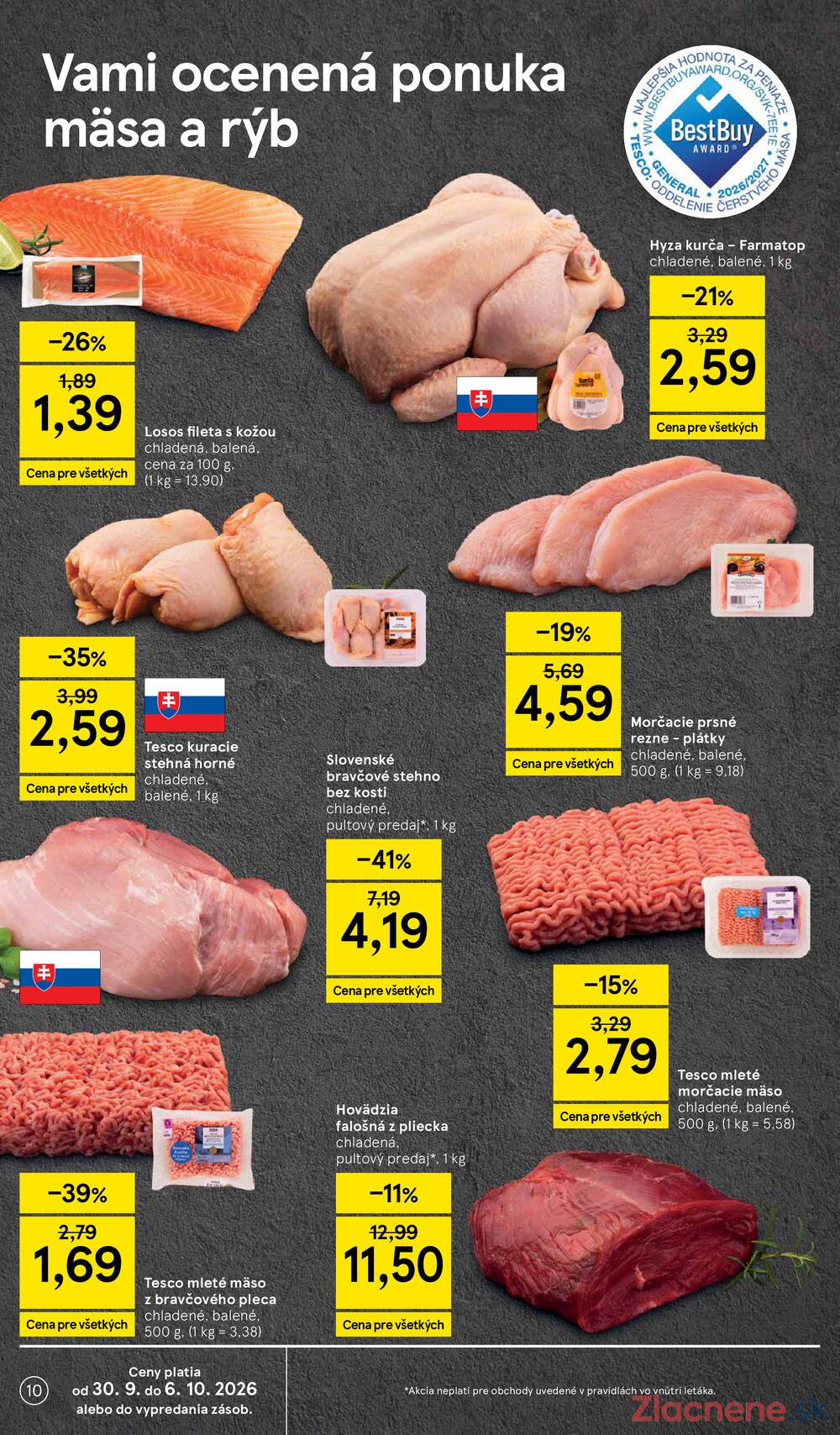 Tesco hypermarkety 30.9. - 6.10.