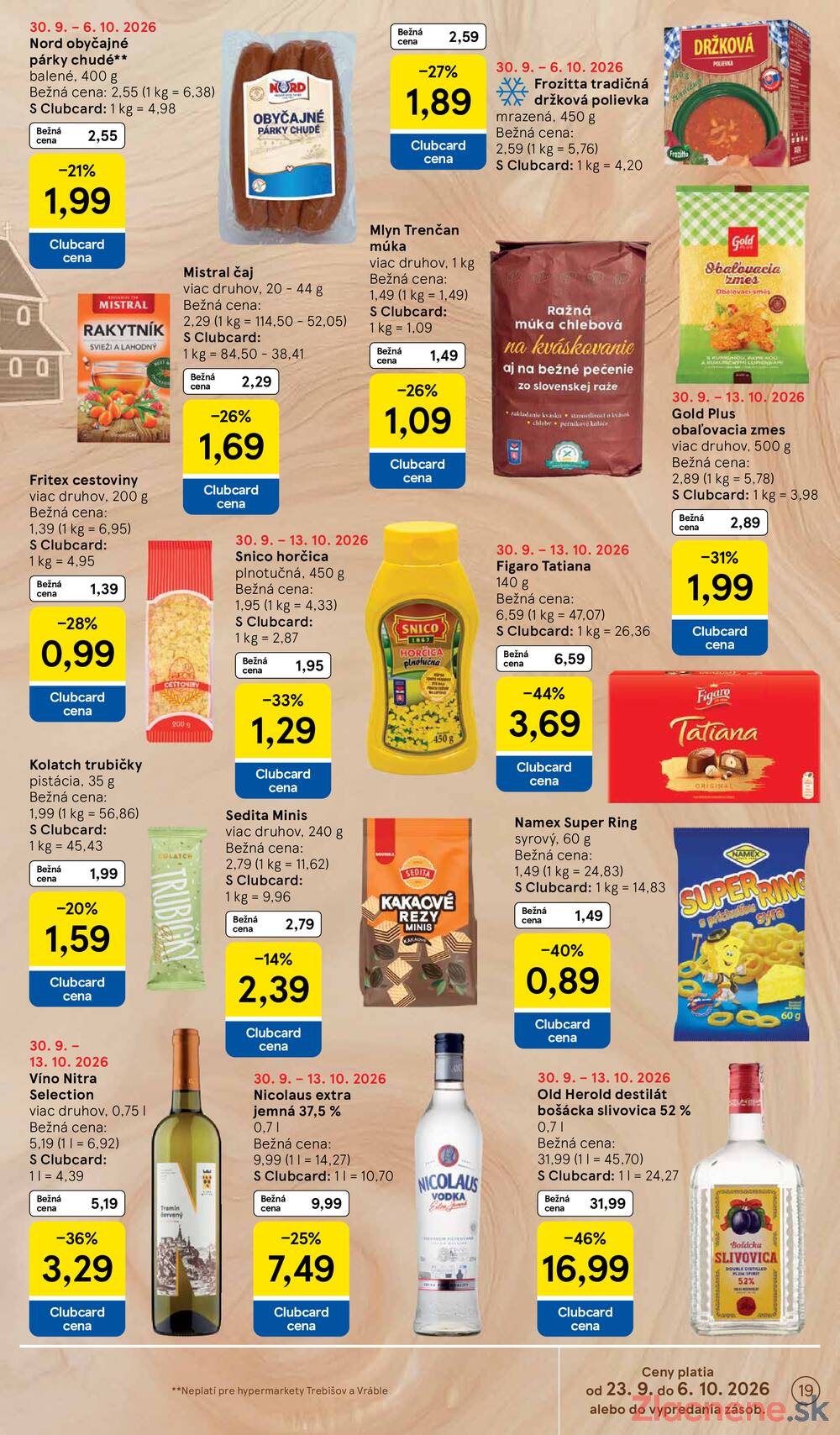 Tesco hypermarkety 30.9. - 6.10.