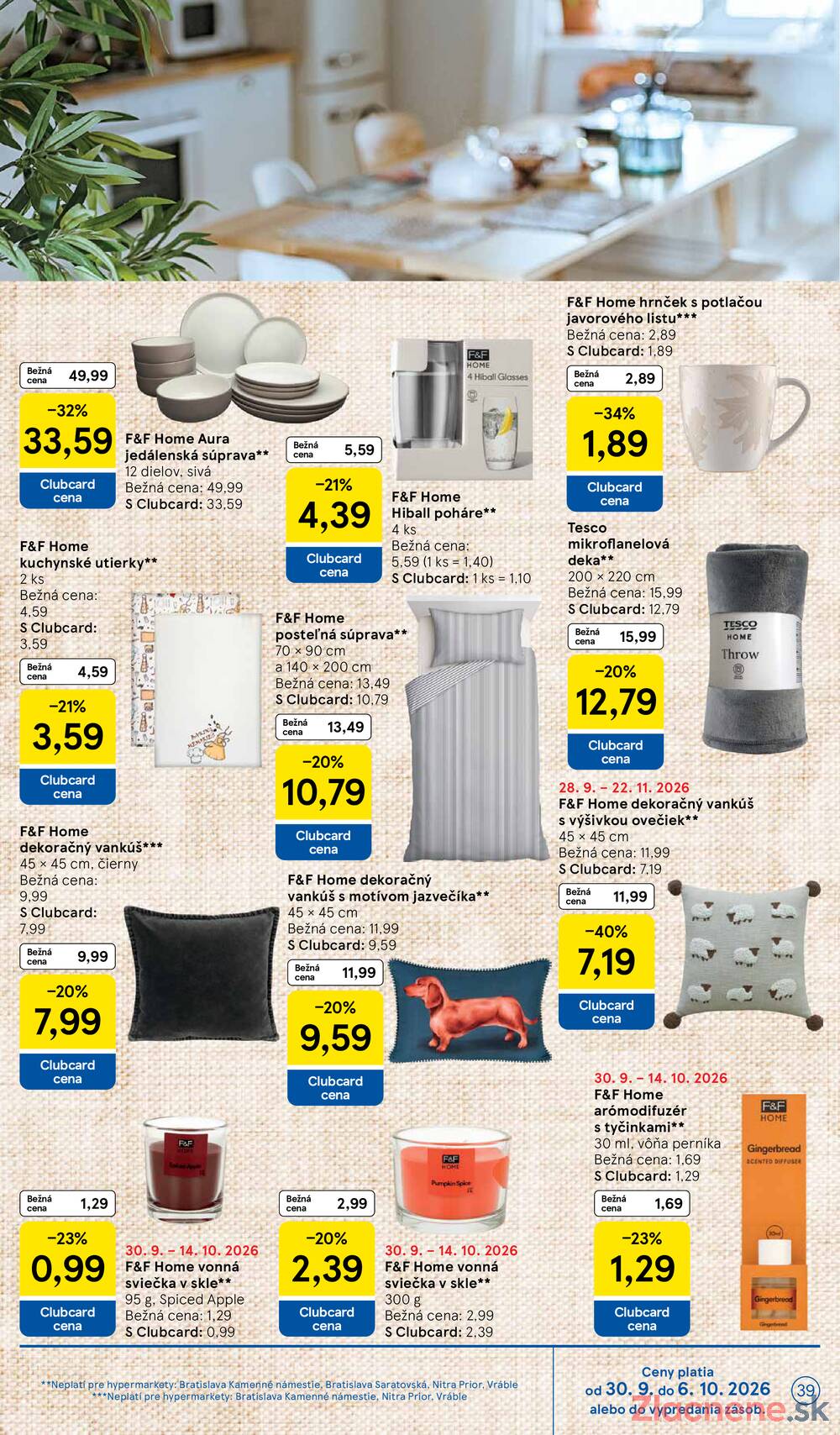 Tesco hypermarkety 30.9. - 6.10.
