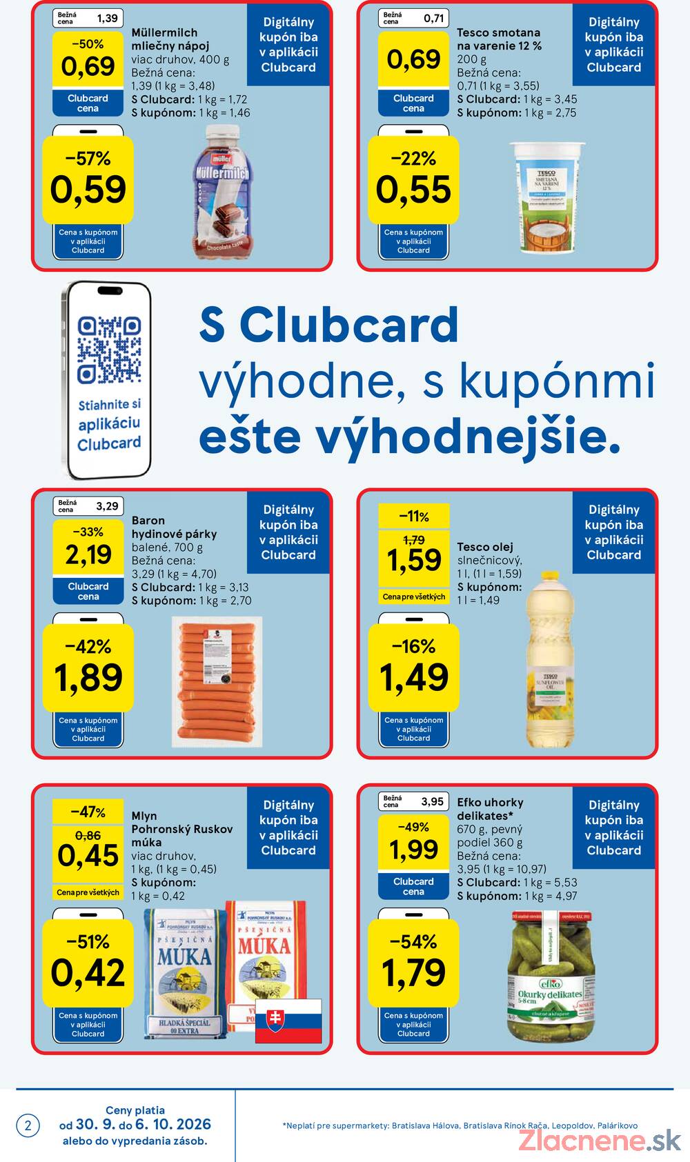 Leták Tesco - Tesco supermarkety od 30.9. do 6.10.2026 - strana 2 Leták Tesco - Tesco supermarkety od 30.9. do 6.10.2026 - strana 2