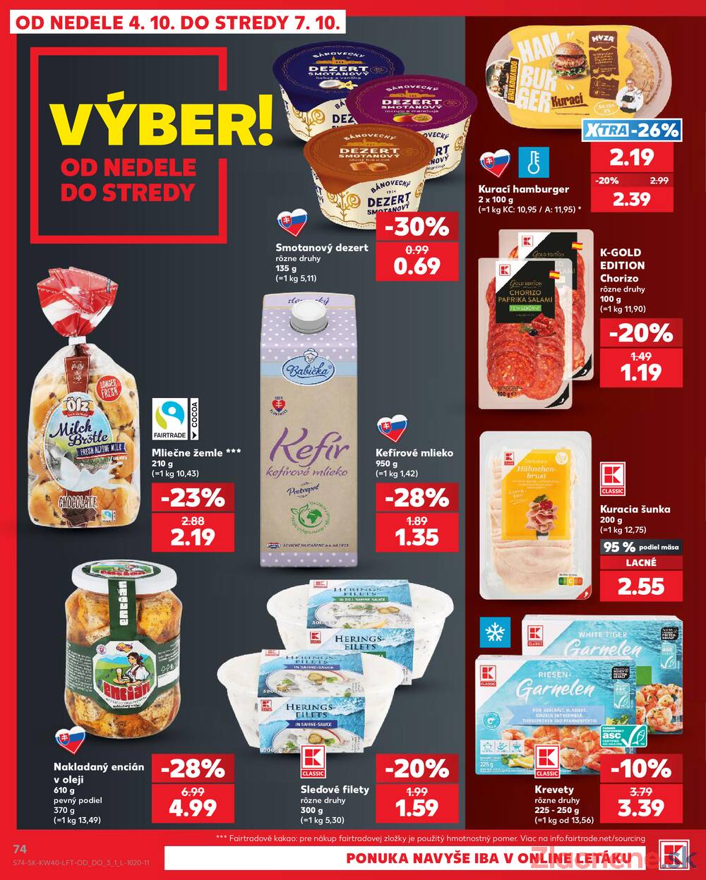 Leták Kaufland - Kaufland 1.10. - 7.10. - Kaufland Brezno - strana 74 Leták Kaufland - Kaufland 1.10. - 7.10. - Kaufland Brezno - strana 74