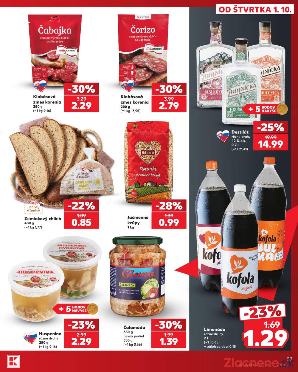 Kaufland 1.10. - 7.10. - Kaufland Bardejov