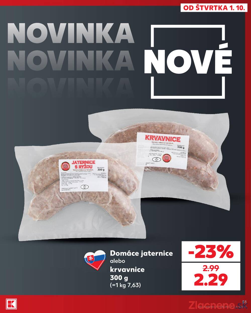 Kaufland 1.10. - 7.10. - Kaufland Bardejov