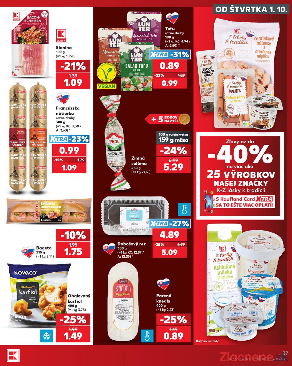 Kaufland 1.10. - 7.10. - Kaufland Púchov