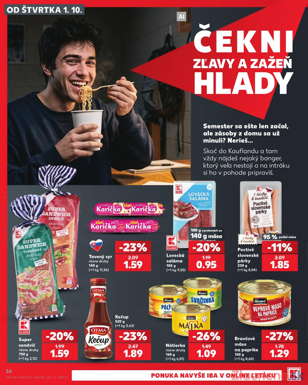Kaufland 1.10. - 7.10. - Kaufland Rožňava