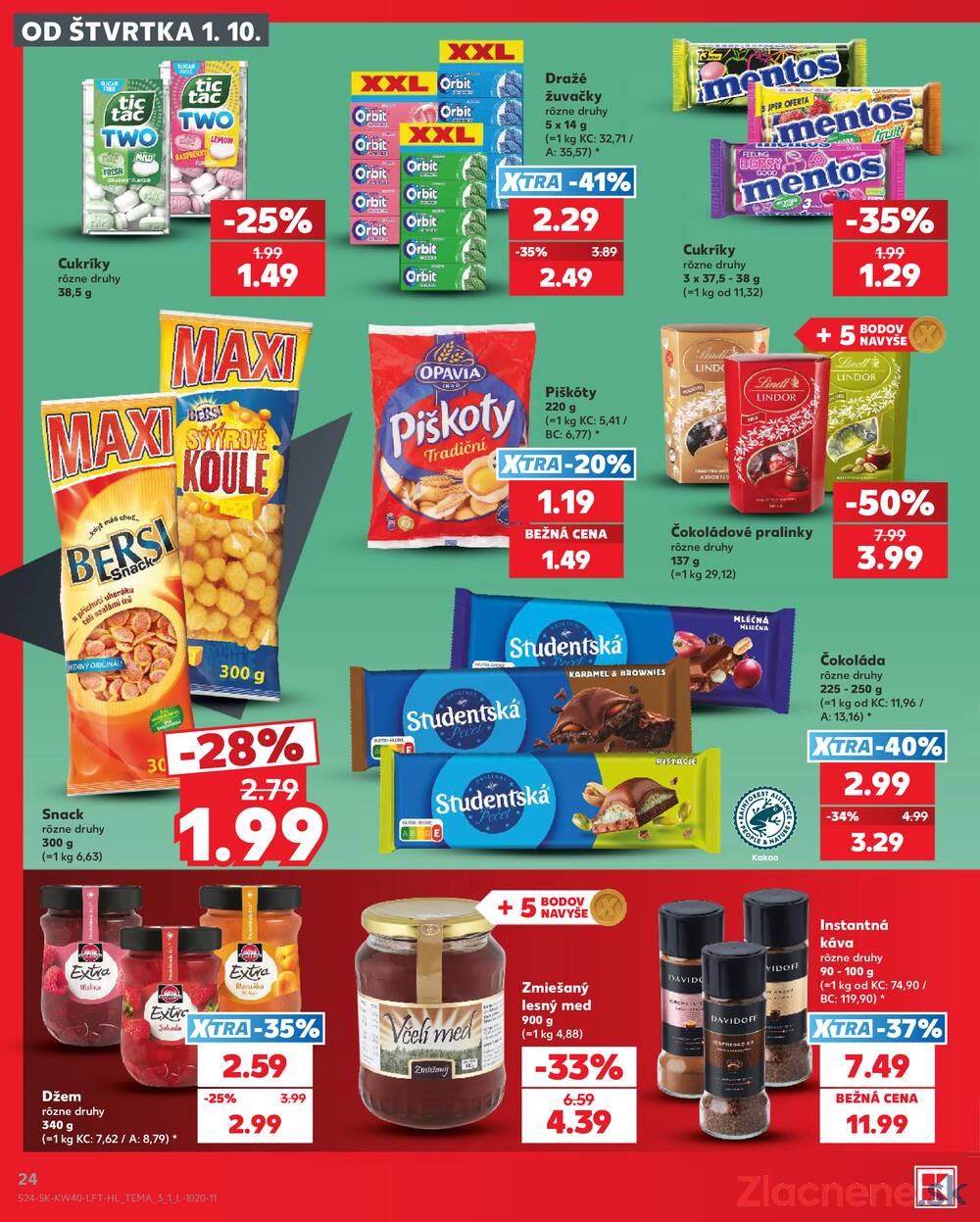 Kaufland 1.10. - 7.10. - Kaufland Veľký Meder