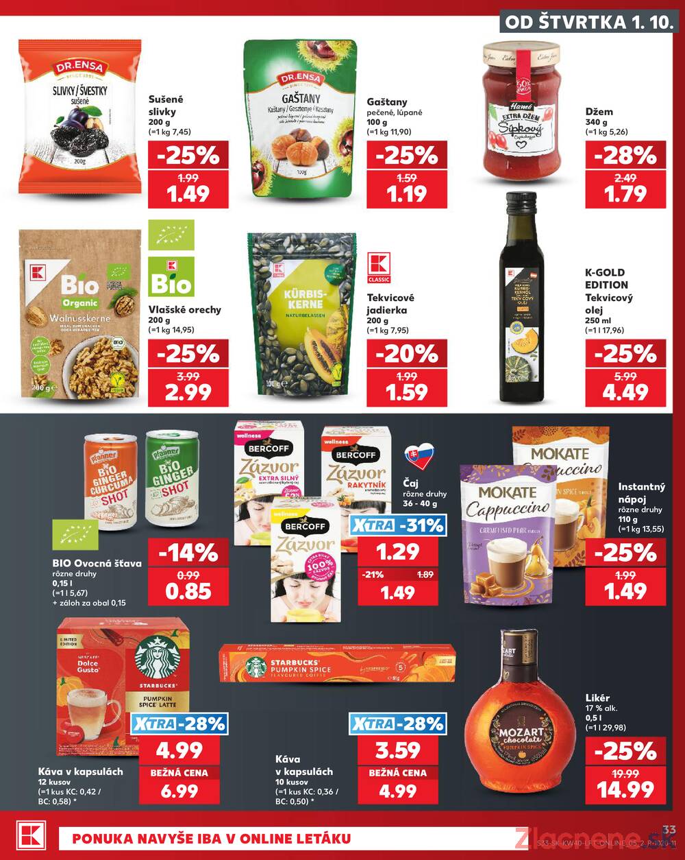 Kaufland 1.10. - 7.10. - Kaufland Veľký Meder