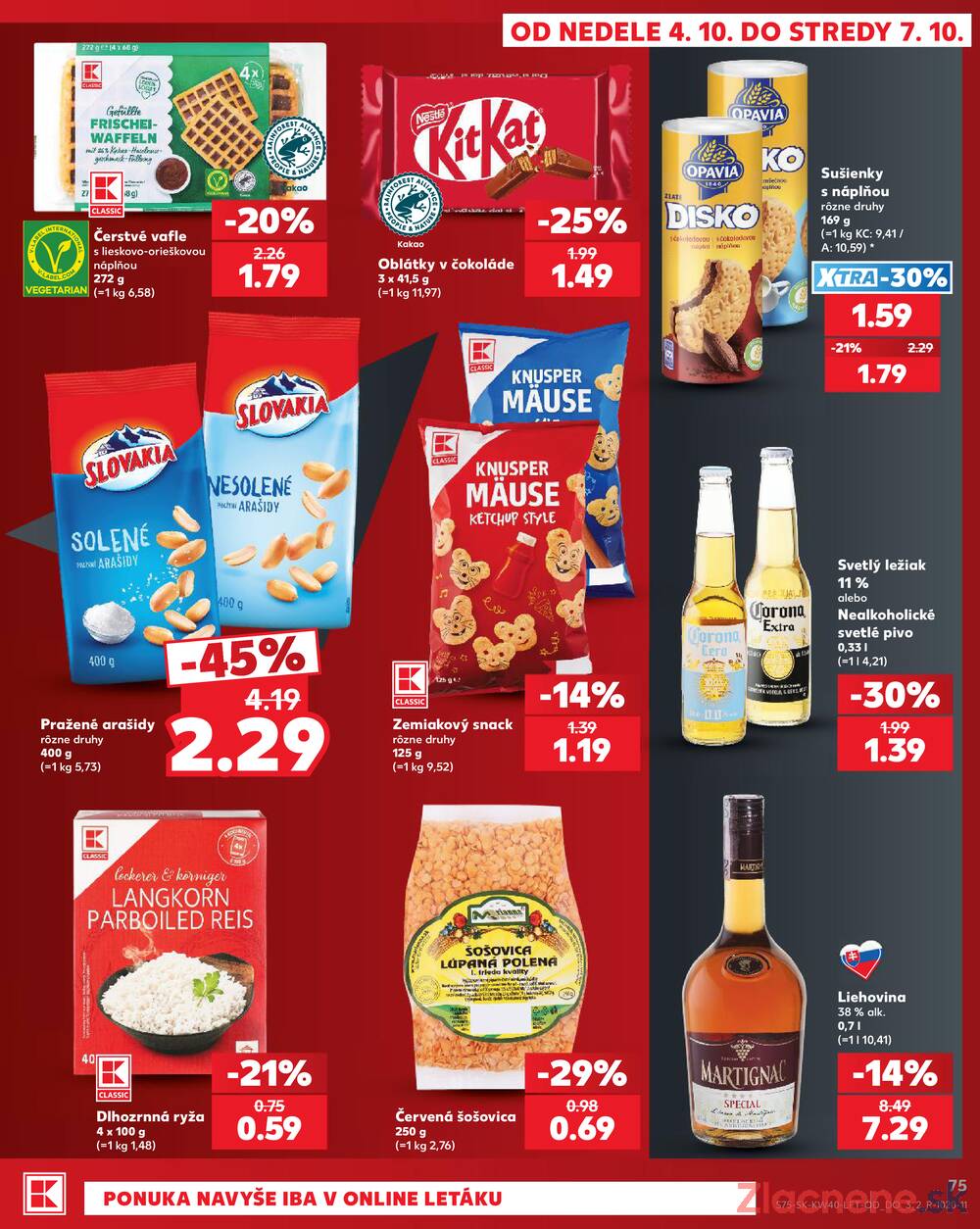 Kaufland 1.10. - 7.10. - Kaufland Sereď