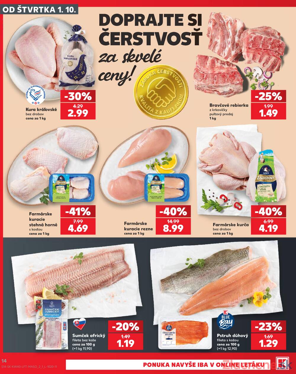 Kaufland 1.10. - 7.10. - Kaufland Bánovce nad Bebravou