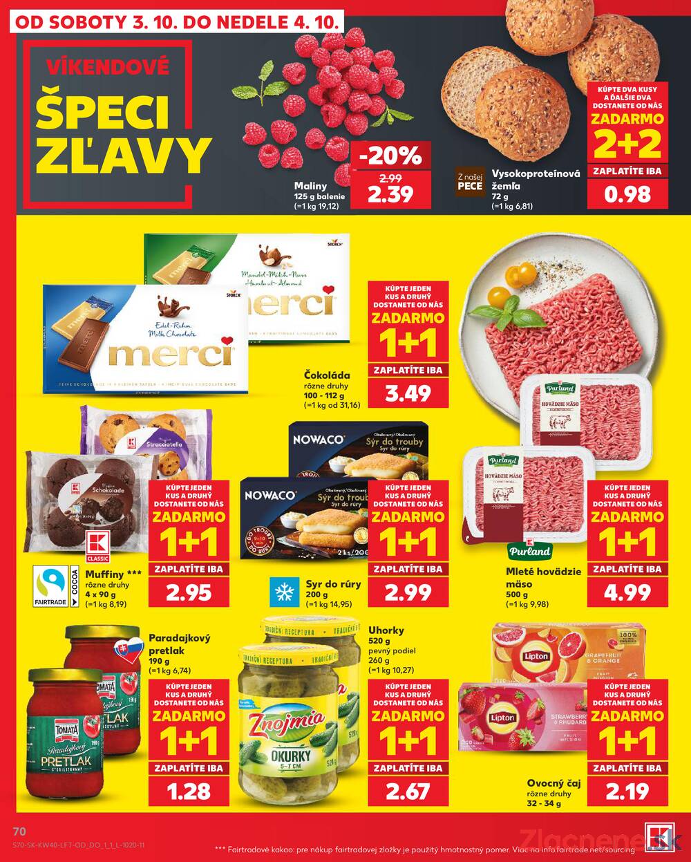 Kaufland 1.10. - 7.10. - Kaufland Bánovce nad Bebravou