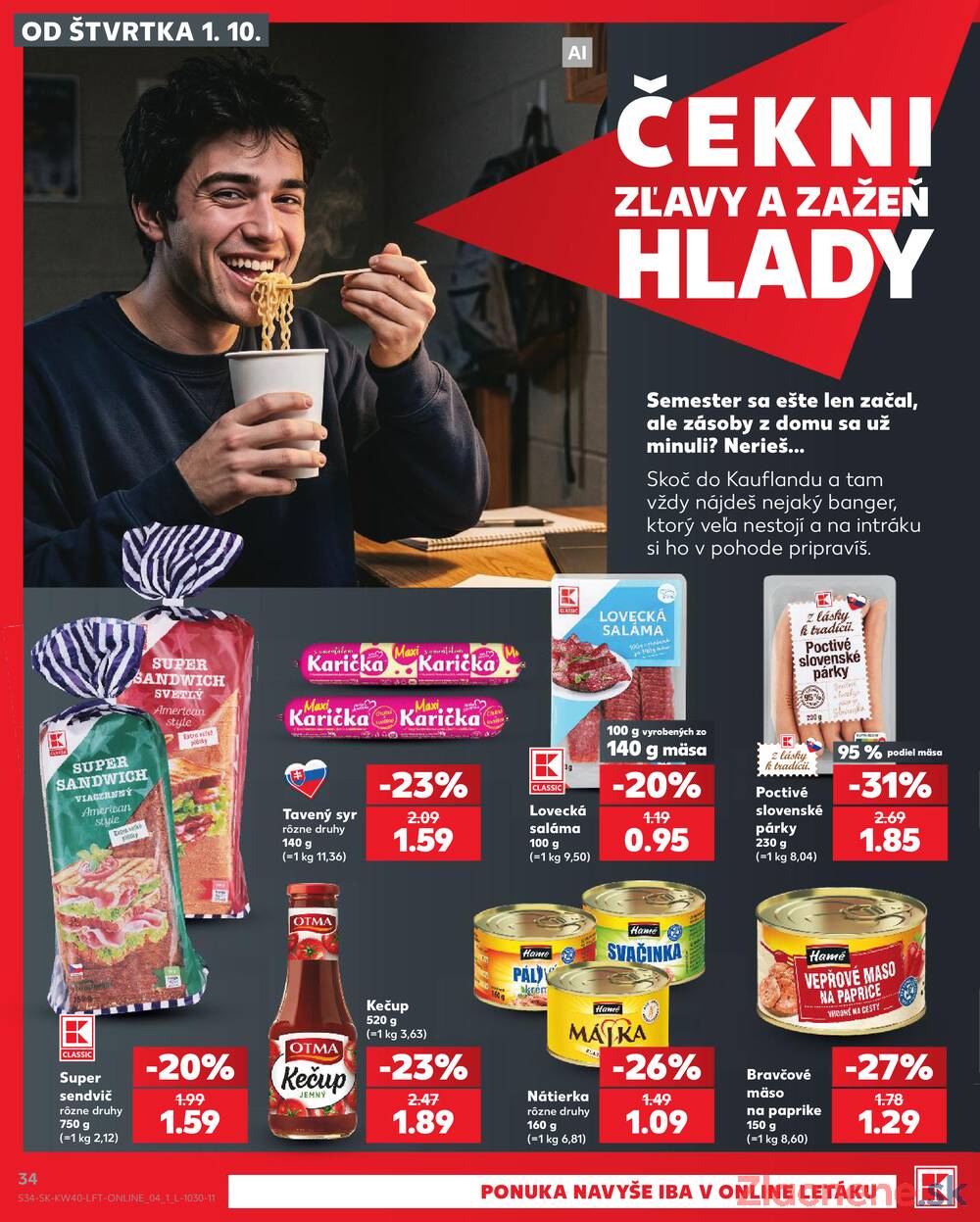 Kaufland 1.10. - 7.10. - Kaufland Bratislava - Bory