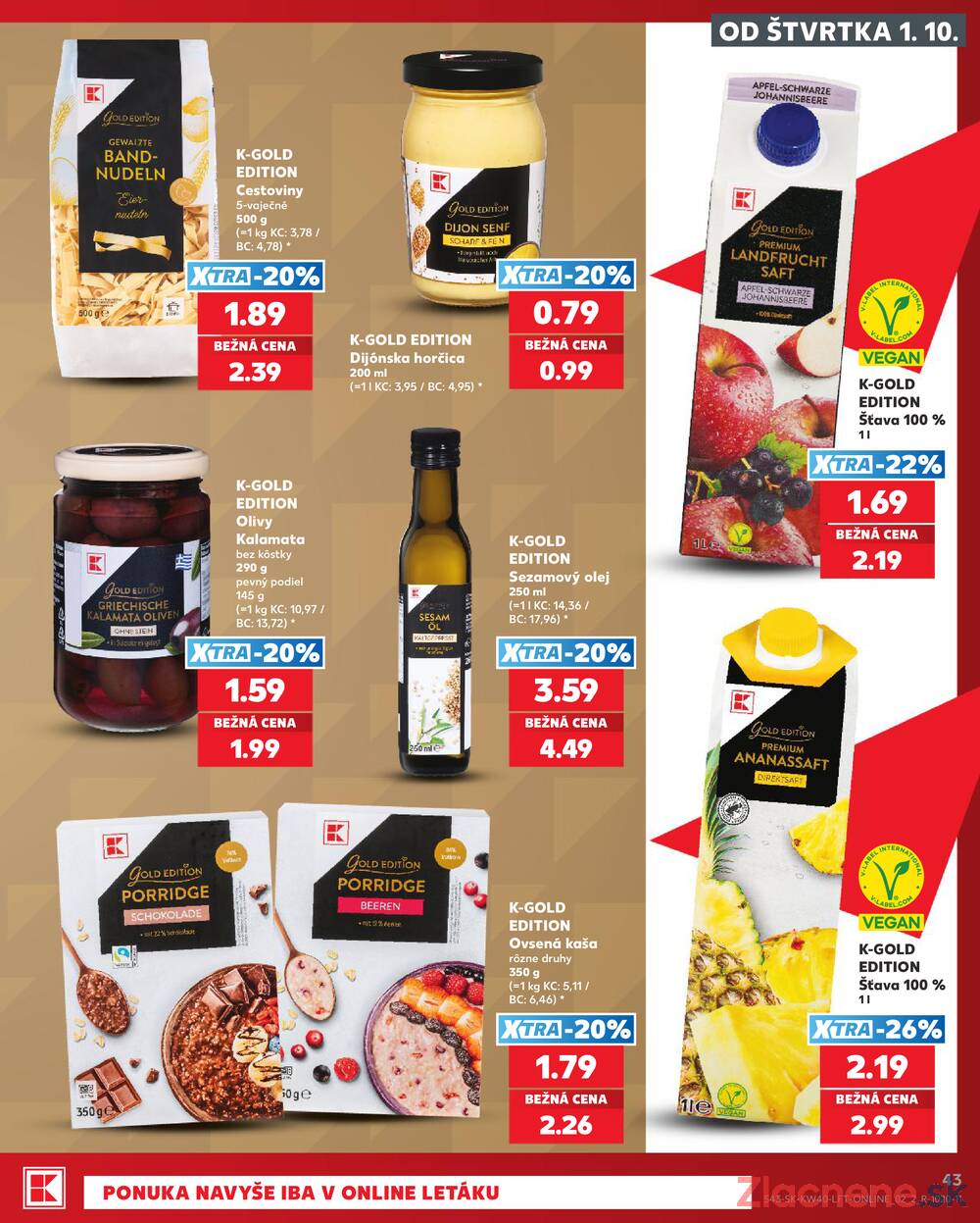 Kaufland 1.10. - 7.10. - Kaufland Bratislava - Bory