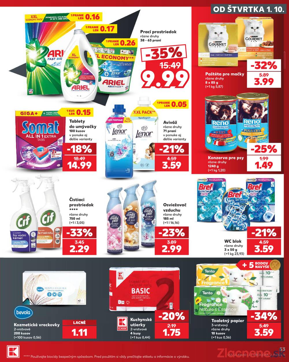Kaufland 1.10. - 7.10. - Kaufland Bratislava - Bory