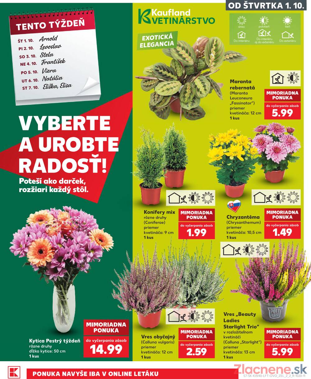 Kaufland 1.10. - 7.10. - Kaufland Bratislava - Petržalka
