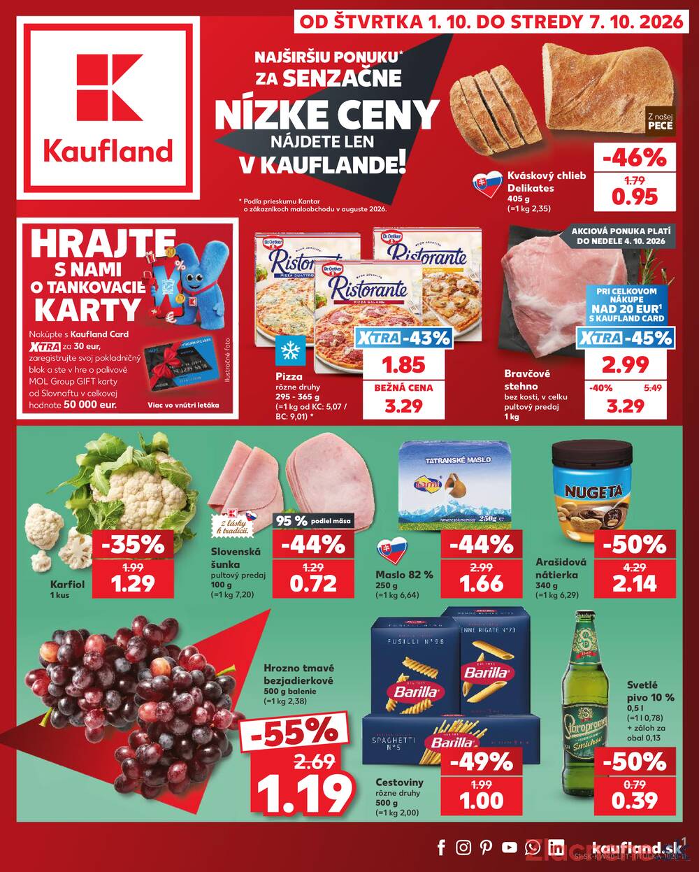 Kaufland 1.10. - 7.10. - Kaufland Košice - Nad Jazerom
