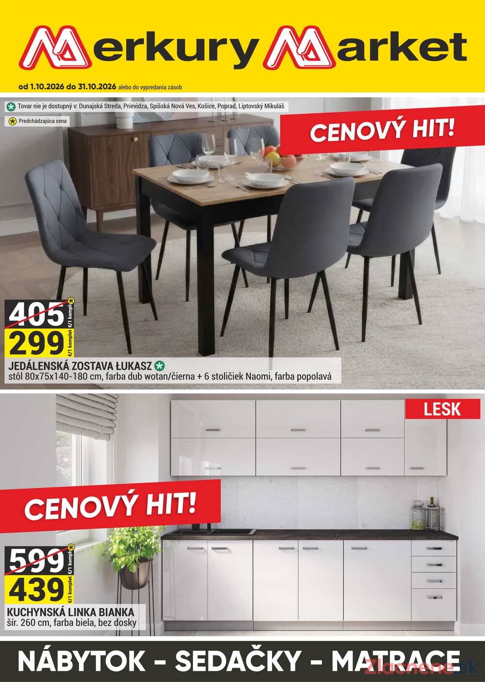 Leták Merkury Market - Merkury Market Nábytok - strana 1