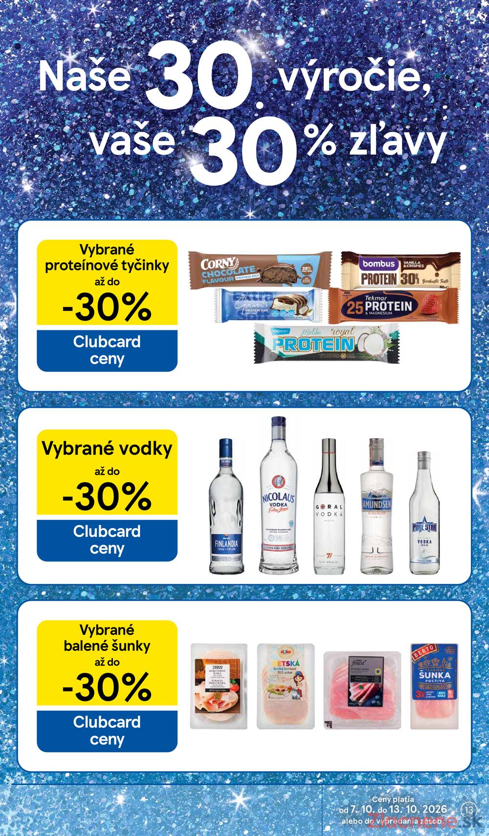 Tesco supermarkety od 7.10. do 13.10.2026