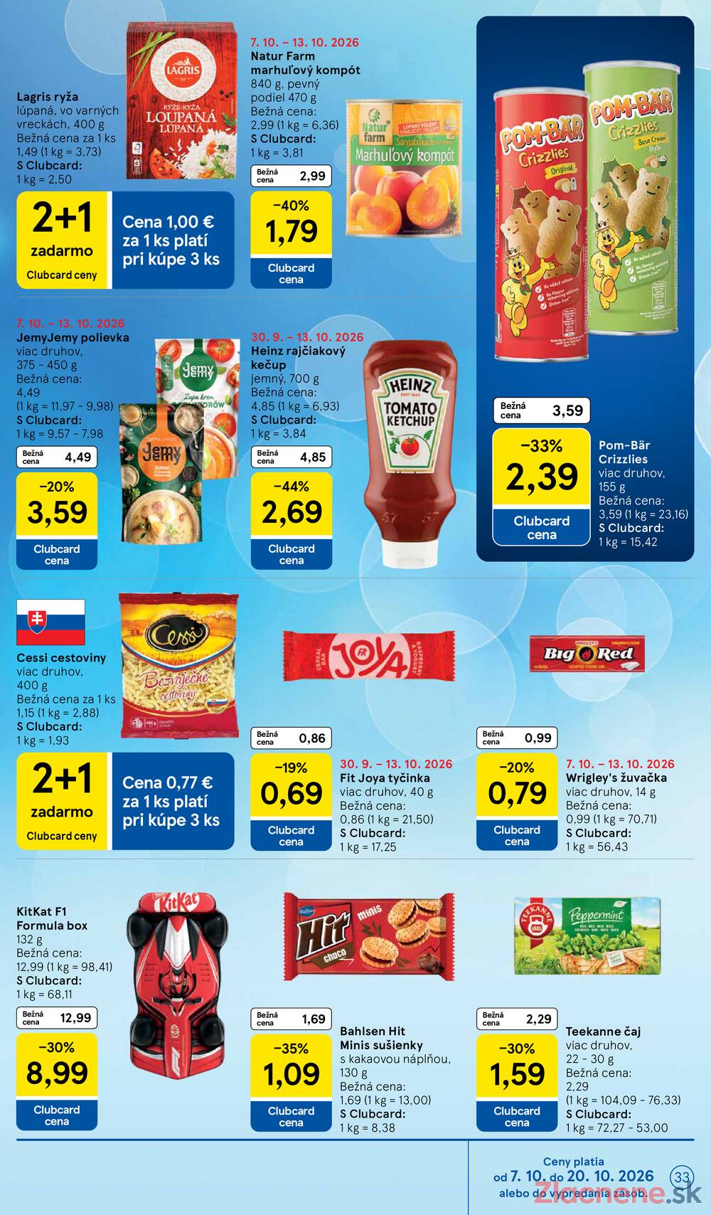Tesco hypermarkety 7.10. - 13.10.