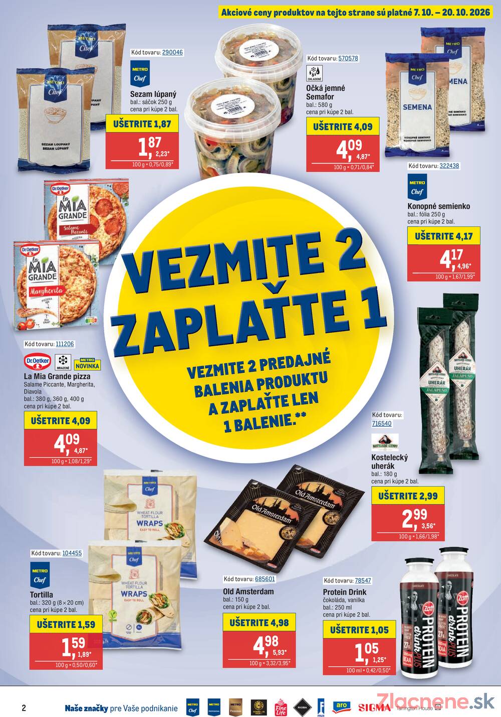 Leták METRO - METRO Gastronómia do 20.10. - strana 2 Leták METRO - METRO Gastronómia do 20.10. - strana 2