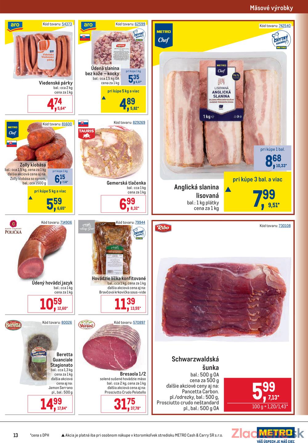 Leták METRO - METRO Gastronómia do 20.10. - strana 13