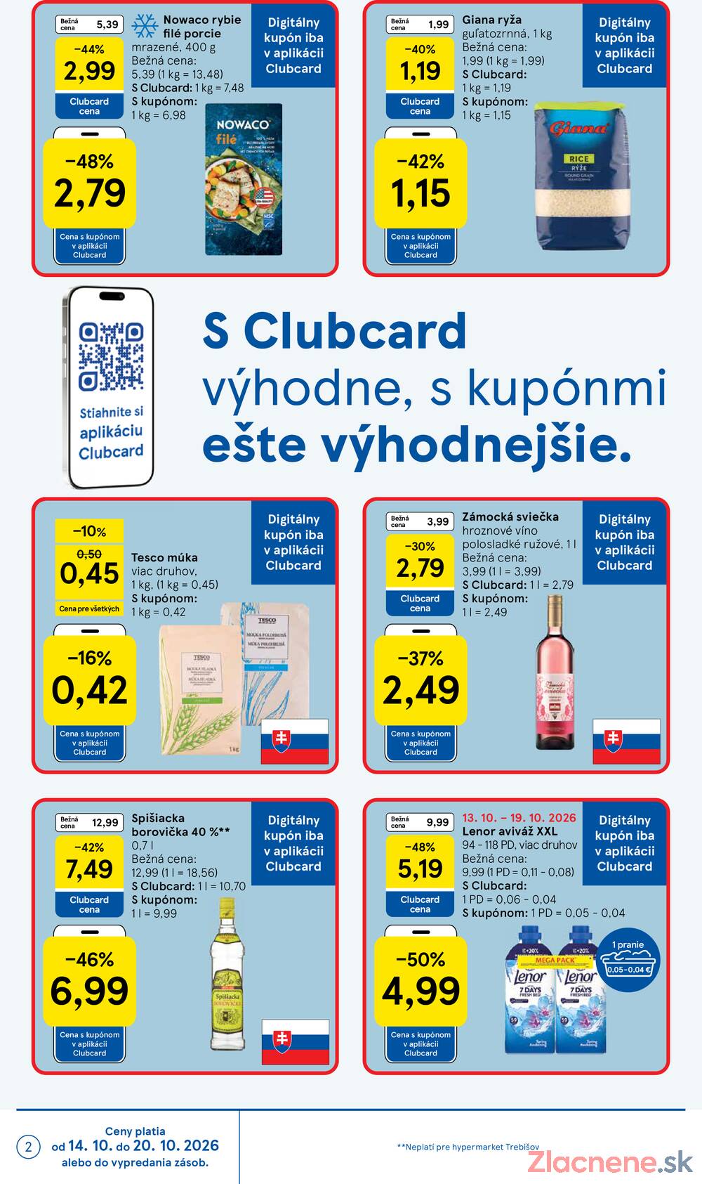 Leták Tesco - Tesco hypermarkety 14.10. - 20.10. - strana 2